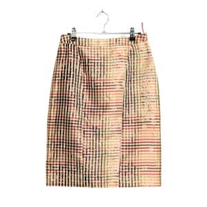 Christian Lacroix Silk Skirt - Pink, Green, Yellow - FR 40